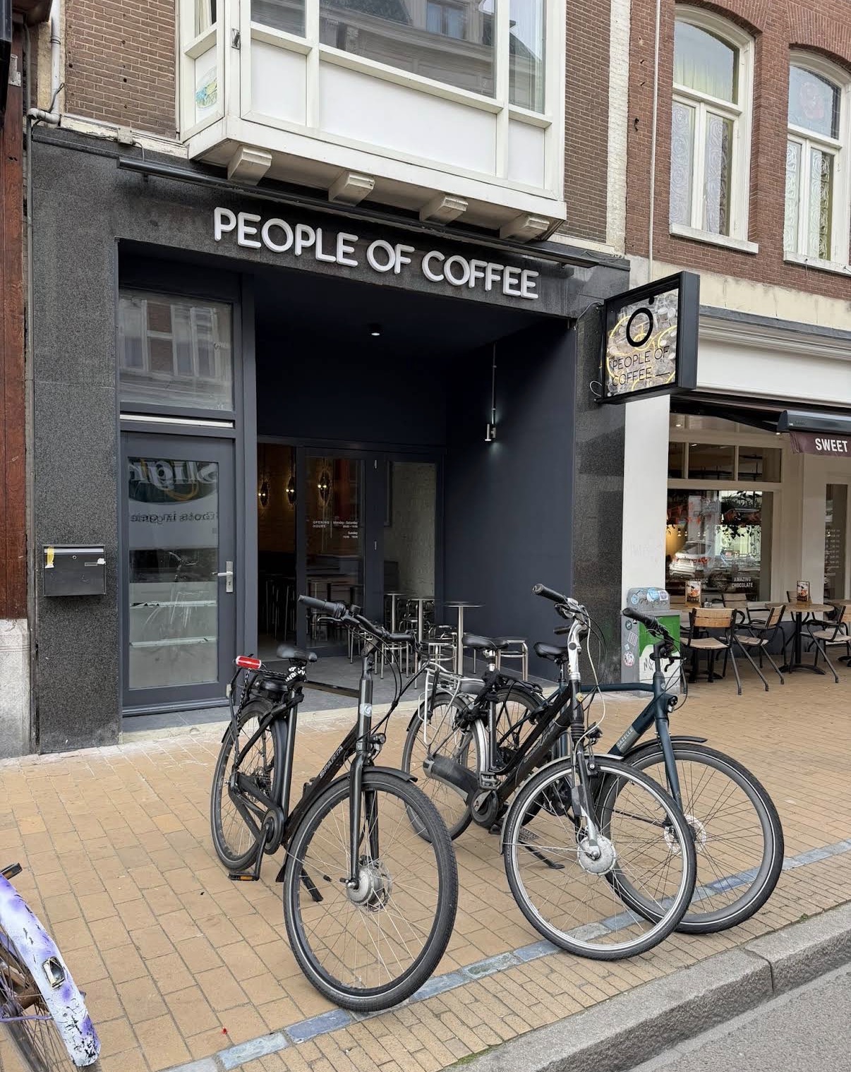 People of Coffee storefront on Oude Ebbingestraat